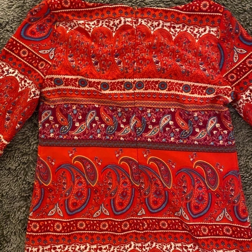 OLD NAVY Women’s Hot Pink Paisley Shift Dress